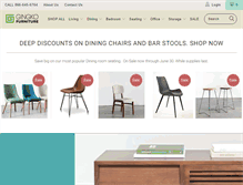 Tablet Screenshot of gingkofurniture.com